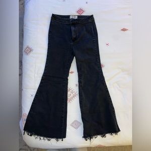 Black Free People Flare Jeans